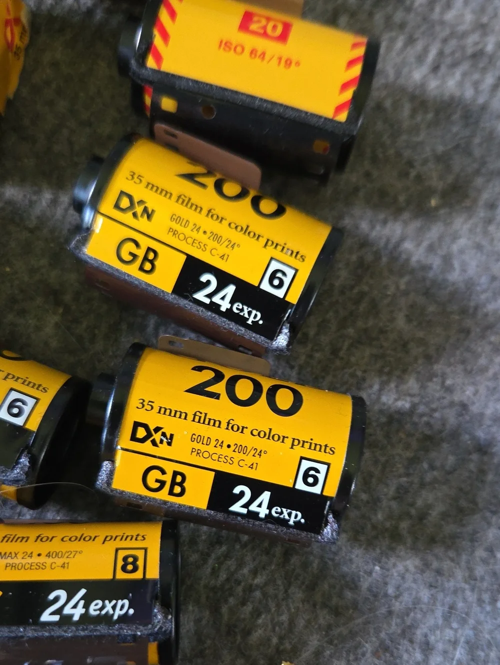 (23) HUGE lot of expired 35mm film Kodak etc